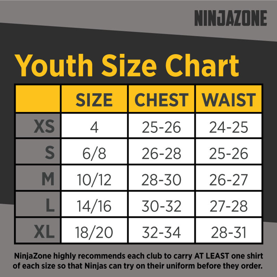 Size Chart: Youth Size Chart: Youth