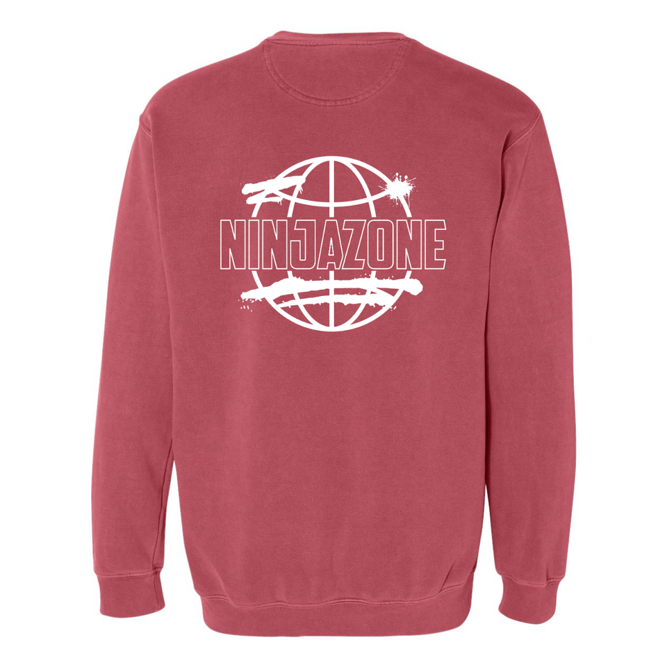 NEW - Red NZ Global Crewneck