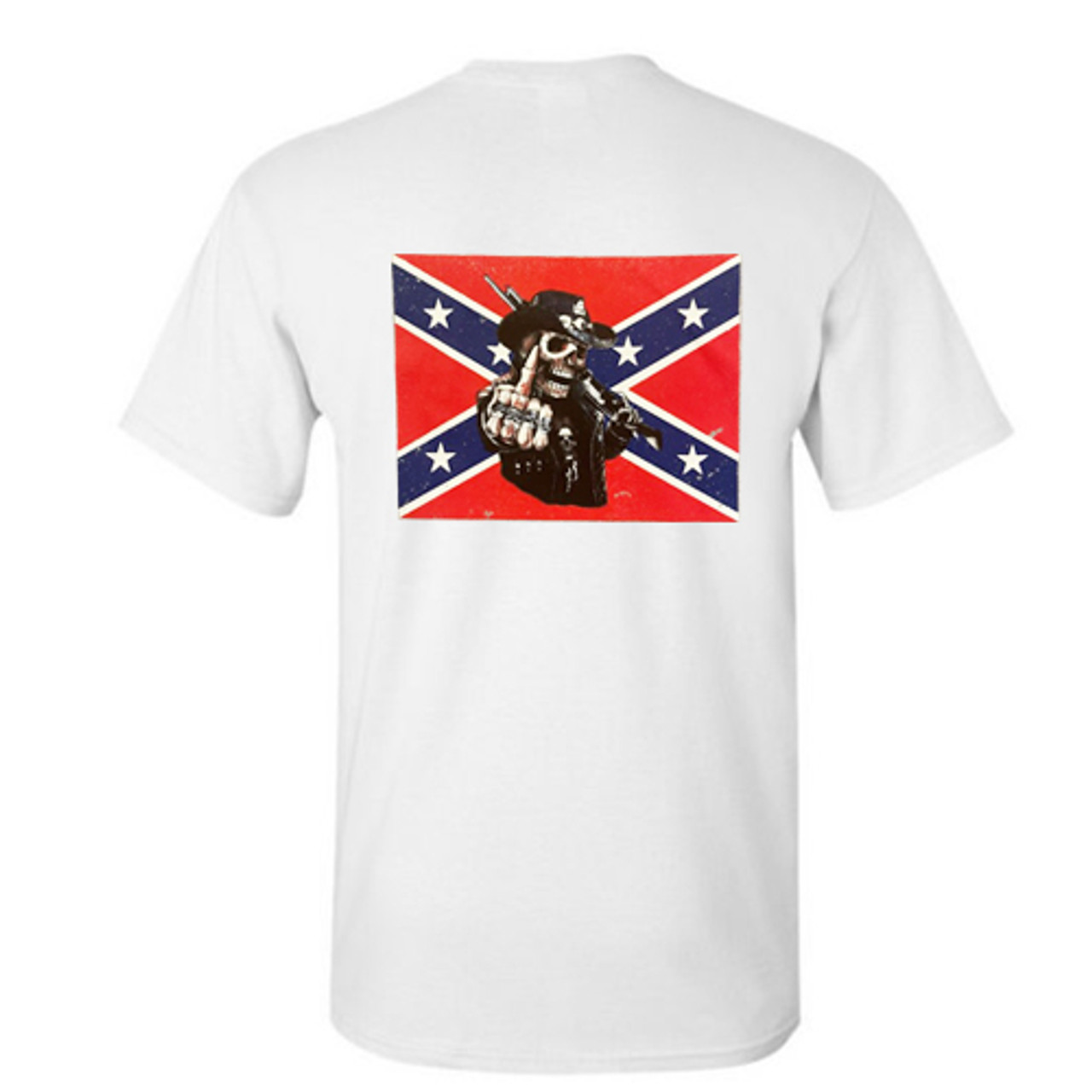 Confederate Skull N Bones T-Shirt