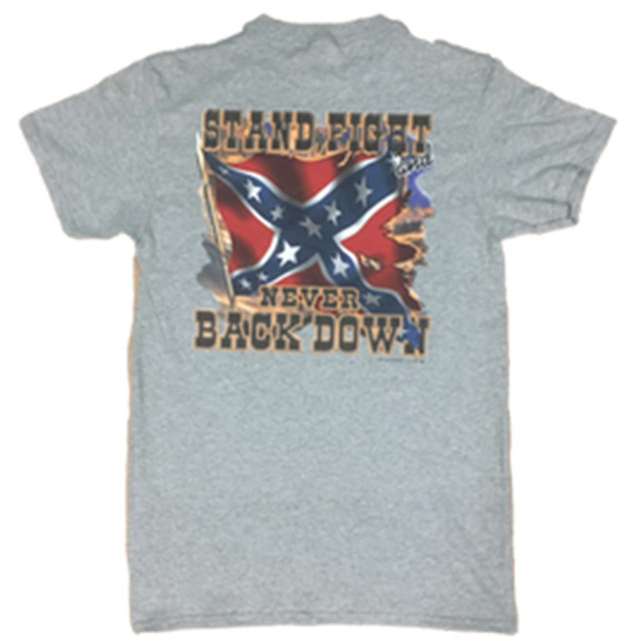 Confederate Flag Let It Be T-Shirt - The Dixie Shop