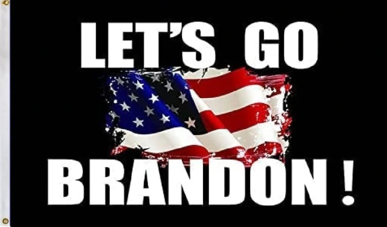 Let’s Go Brandon American Flag Decal