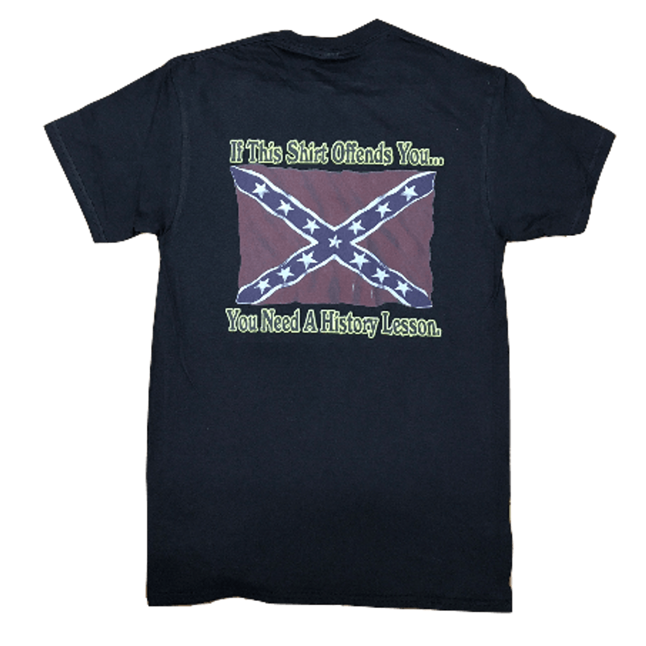 If this waving confederate flag offends you t-shirt