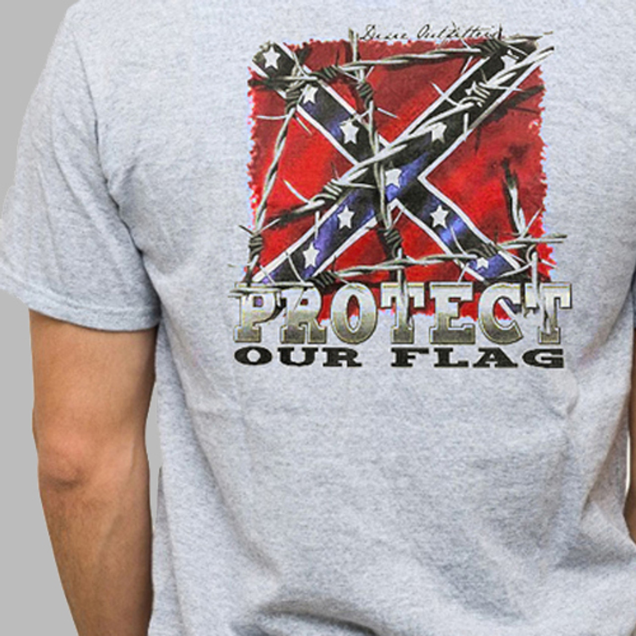 legetøj Uovertruffen italiensk Protect our confederate flag t-shirt