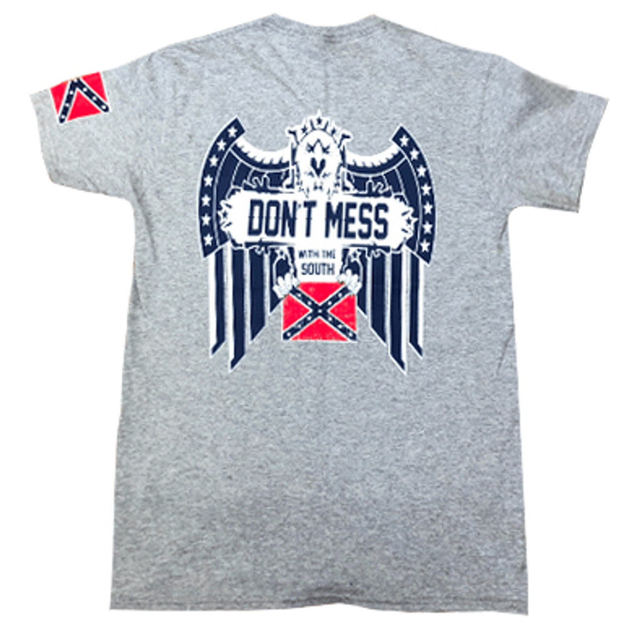 Don't mess with the south confederate flag t-shirt