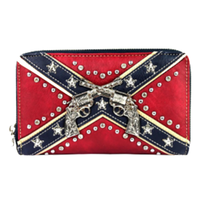 Confederate Flag Wallet - Women's Wristlet | The Dixie Shop