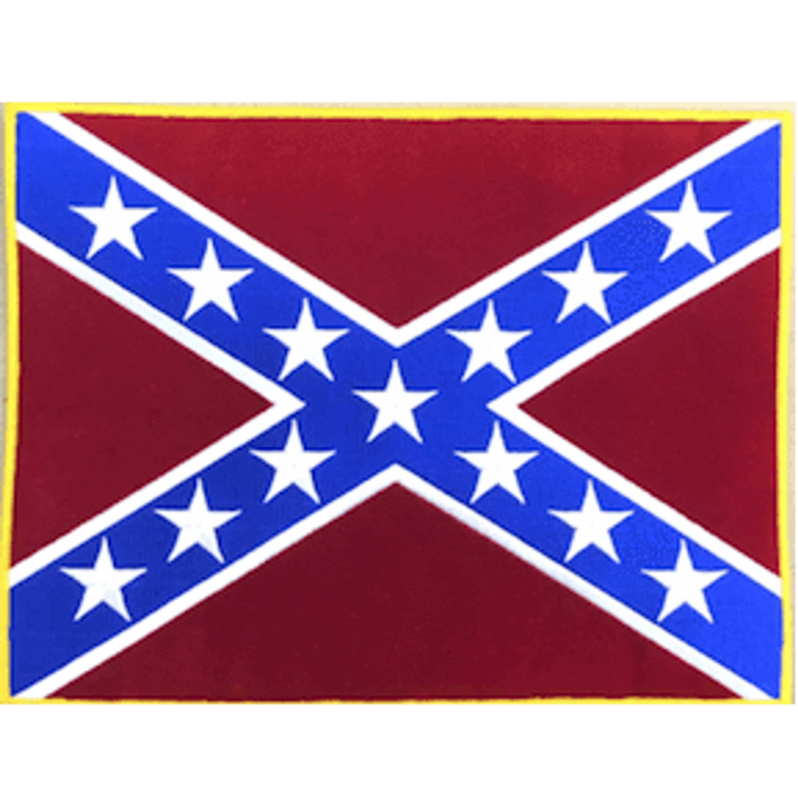 Confederate flag iron on patch (medium)