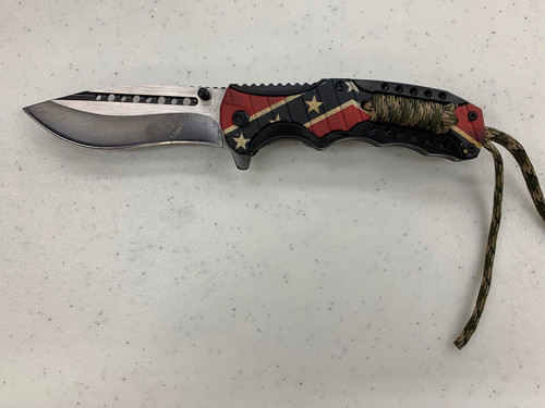 Confederate knife with rope