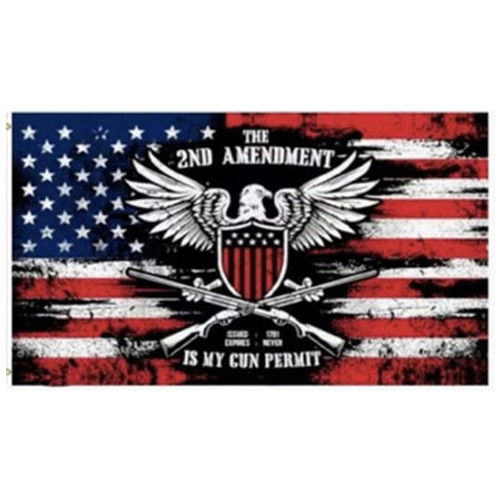 The 2nd Amendment Is My Gun Permit Flag