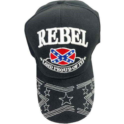 Rebel And Proud Of It Confederate Hat