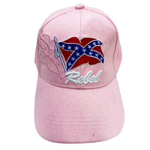 "Rebel" Confederate Waving Embroidered Hat
