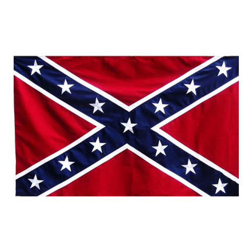 2' x 3' 600 Denier Embroidered Stars Confederate Flag