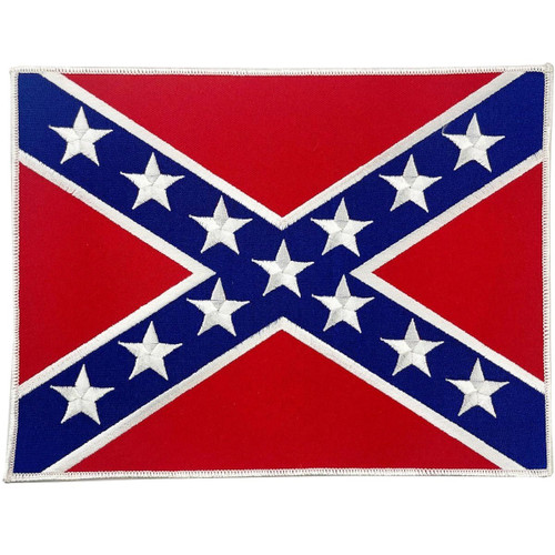 Confederate Flag Iron-On Patch