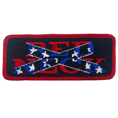 Redneck Confederate Flag Iron-On Patch
