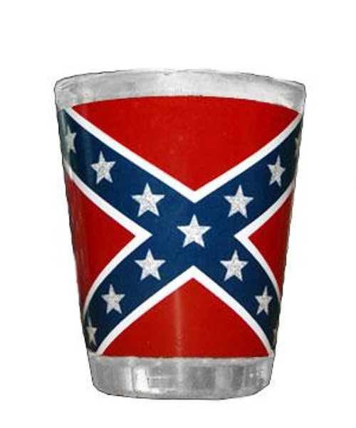 Classic Confederate Flag Shot Glass
