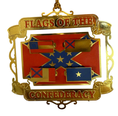 Flags Of The Confederacy Ornament