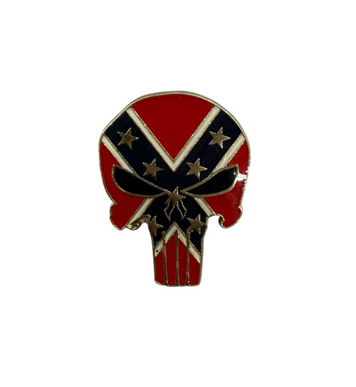 Confederate Punisher Lapel Pin