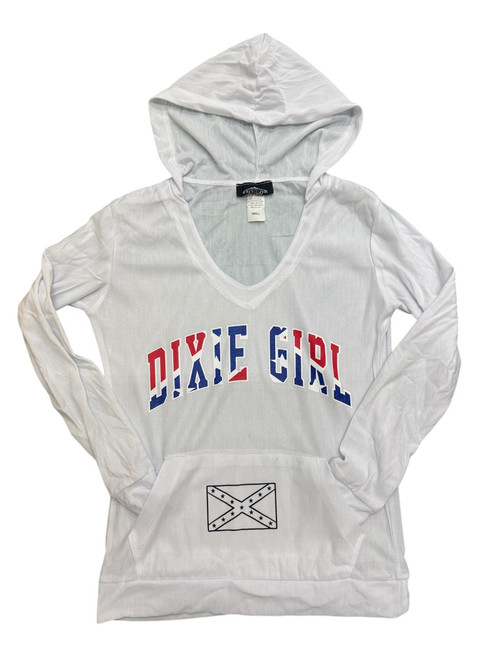 Dixie Girl Light Weight Hooded Sweatshirt *Made In USA*