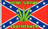 3'x5' Rebel Flag with Leaf [Home Grown Southern]