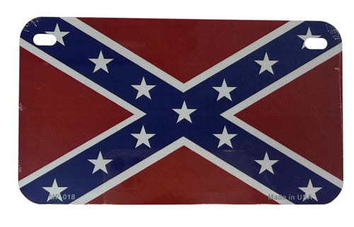 Motorcycle Confederate License Plate *Made In America*