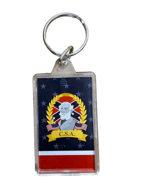 General Robert E Lee CSA Keyring