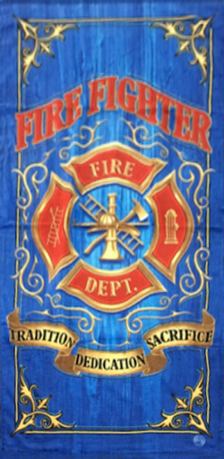 Firefighter Velour Towel