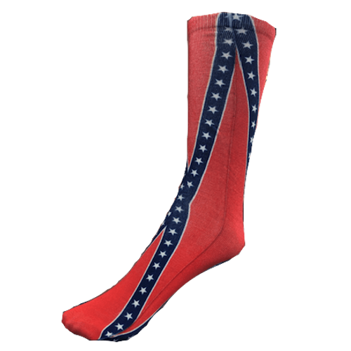 Confederate Flag Socks