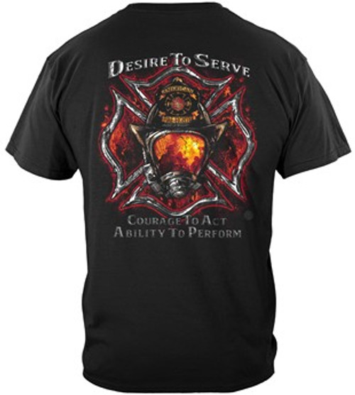 Desire To Serve (Fire Fighter) T-shirt