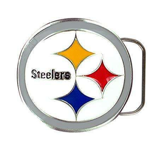 NFL Pittsburgh Steelers Belt Buckle, Silver