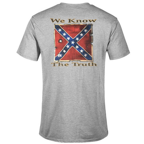 We Know The Truth Confederate Flag T-Shirt