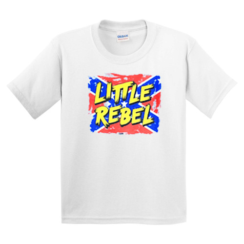 Little Rebel Confederate Flag T-Shirt (Youth)