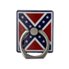 Confederate Flag Cell Phone Ring w/ Kickstand