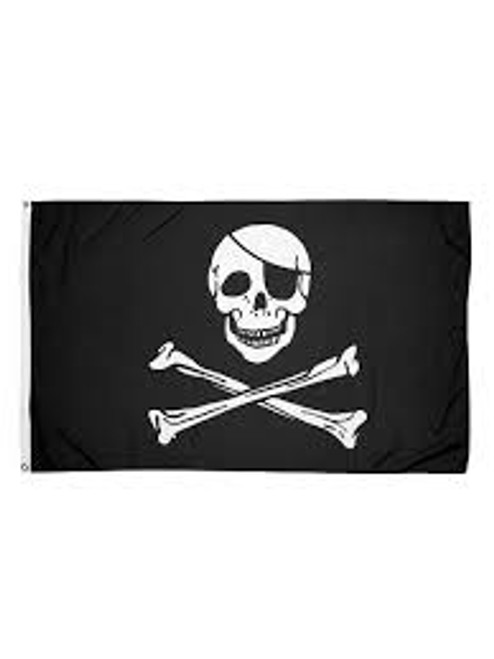 Skull Bones Pirate Flag