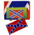 CONFEDERATE FLAG, STICKER AND LAPEL PIN