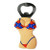 Confederate Flag Bikini Bottle Opener Magnet