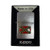 Gold Zippo-style lighter with Confederate flag emblem on the front.