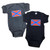 Confederate Flag Baby Onesie