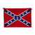 Small embroidered Confederate flag patch featuring classic Rebel flag colors and detailed stitching.