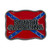 South Carolina confederate flag belt buckle (rectangle)