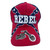 "Rebel" Motorcycle Confederate Flag Hat