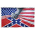 3'x5' Half American and Half Confederate  Flag