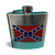 Confederate Flag Hip Flask 6 Oz