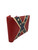 Forrest battle flag wallet angled view showing stitched red and blue pattern