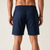 Men’s navy Rebel Confederate flag shorts back view