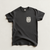 Back view of black “Prison Is Perfect For Liberals” graphic T-shirt