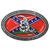 CSA Don't Tread Confederate Flag Buckle