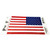 American Flag Cling Decal