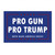 Pro Gun Pro Trump Sticker featuring political-themed text and graphic design