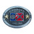 Georgia confederate flag belt buckle