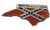 North Carolina Confederate State flag Lapel Pin