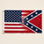 3x5 American and Confederate transition flag